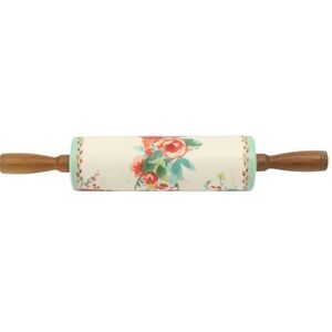 🌺 2024 🌺 New The Pioneer Woman Painted Meadows Ceramic Rolling Pin, 18.25” Long